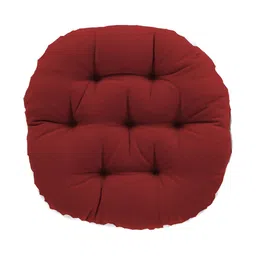 Mom's Moon Maroon 2 Pieces Round Shaped Chair Pads-image-62