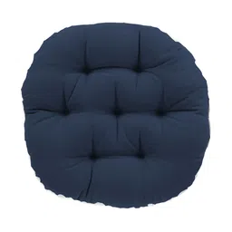 Mom's Moon Navy Blue 2 Pieces Round Shaped General Chair Pads-image-68