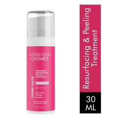 Conscious Chemist Peeling Solution 25% AHA + 2% BHA + 5% PHA Exfoliating Serum - 30ml-4
