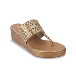 Mochi Embellished Open Toe Wedge Heels-11
