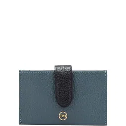 Da Milano Unisex Textured Leather Card Holder Wallet-image-41