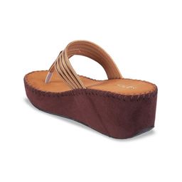 Metro Embellished Open Toe Flatform Heels image 4
