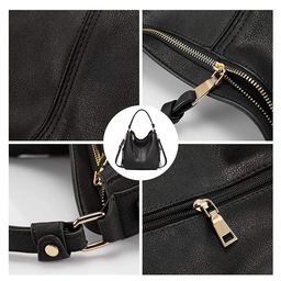 Mast & Harbour Textured Structured Hobo Bag image 4