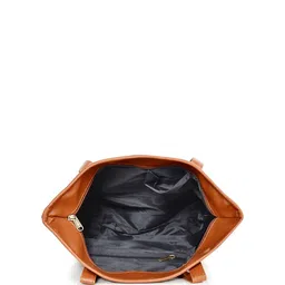 Anouk Black Geometric Printed Oversized Structured Canvas Shoulder Bag image 4