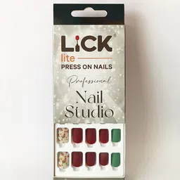 LICK 30 Pcs Matte Artificial Reusable Acrylic Stick On Nails Extension image 4