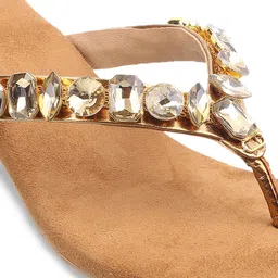 Metro Embellished Open Toe Block Heels image 3