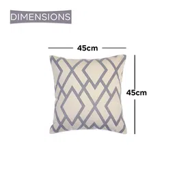 Ode & Cleo Rust Set of 3 Geometric Square Cushion Covers image 4