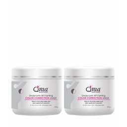 Qraa Set of 2 Underarm Whitening Color Correction Mask For Dark Underarms 250g image 1
