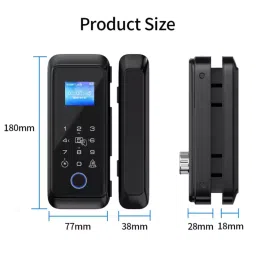 4-TUYA Smart Door Lock Multi-Access Smart Door Lock System Ultimate Control via Fingerprint, RFID Card, Digital Password, and Tuya Mobile App 4-TUYA Smart Door Lock Multi-Access Smart Door Lock System Ultimate Control via Fingerprint, RFID Card, Digital Password, and Tuya Mobile App image 2