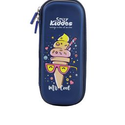 Smily Kiddos Kids Blue & Ice-cream Printed Pencil Case-92