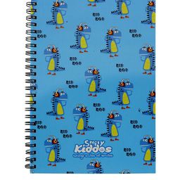 Smily Kiddos Kids Blue & Yellow Dino Printed Spiral A5 Lined Notebook-33