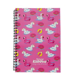 Smily Kiddos Kids Pink A5 Lined Note-Book Stationery-31