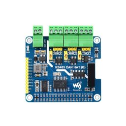 Waveshare Isolated RS485 CAN HAT (B) For Raspberry Pi, 2-Ch RS485 and 1-Ch CAN, Multi Protections image 3