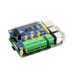 Waveshare Isolated RS485 CAN HAT (B) For Raspberry Pi, 2-Ch RS485 and 1-Ch CAN, Multi Protections image 5