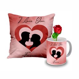 ME & YOU Red & White 3 Pieces Printed Valentine's Day Gift Set-image-107