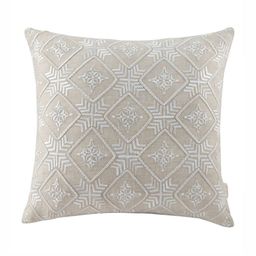 Mirooh Beige Cotton Filler Square Cushions-image-17