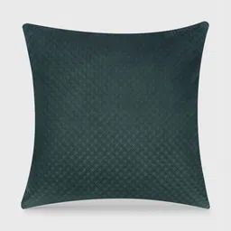 Mirooh Green Textured Square Shaped Velvet Cushions-image-26