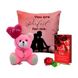 ME & YOU Red & Pink 3 Pieces Printed Home Gift Sets-image-32