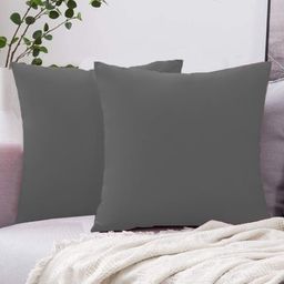Adbeni Grey 2 Pieces Skin Friendly Cushions-image-68