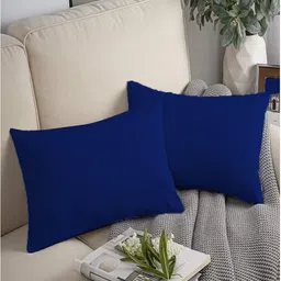 Adbeni Navy Blue 2 Pieces Pre-filled Cushions-picture-26