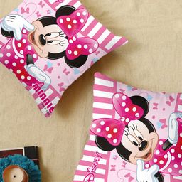 Kuber Industries 5 Pieces Pink & White  Printed Floor Cushion-65