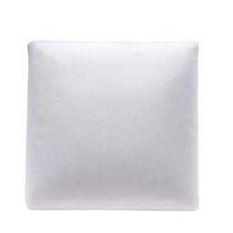 The White Willow Off-White Memory Foam Square Shaped Solid Bed & Sofa Cushion image 2