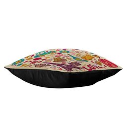 Indigifts Multicolor Abstract Printed Cushion With Filler image 2