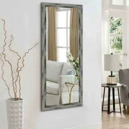 elegant arts and frames Framed Rectangular Full Length Mirror In Brown-picture-29