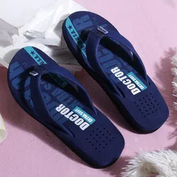 DOCTOR EXTRA SOFT Men Printed Orthopedic Non-Slip Thong Flip-Flops-59