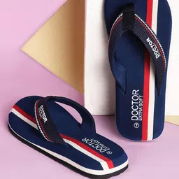 DOCTOR EXTRA SOFT Men Arrow Striped Orthopedic Thong Flip-Flops-5