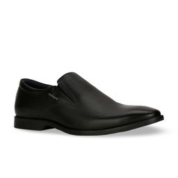 Hush Puppies Men Textured Leather Formal Slip-On Shoes-image-32