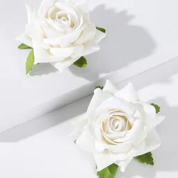 CHRONEX Set of 2 Rose Flower Hair Clip-42