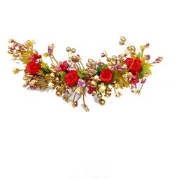 Hair Flare Artificial Flowers Hair Pins Hair Accessory Set-image-88