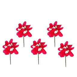 Hair Flare Women Set Of 5 Embellished Flower Hair Accessory Set-image-55