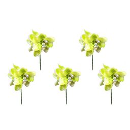 Hair Flare Women Set Of 5 Embellished Flower Hair Accessory Set-image-56