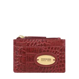 Hidesign Women Red Animal Textured Leather Money Clip-31