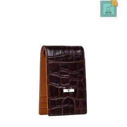 URBAN FOREST Men Abstract Textured Leather Money Clip-image-17