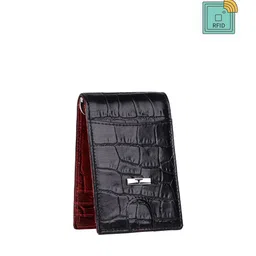URBAN FOREST Men Textured Leather Money Clip-28