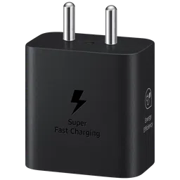 SAMSUNG EP-T2510XBNGIN 25W Type C Fast Charger (Type C to Type C Cable, Support PD 3.0 PPS, Black) image 2