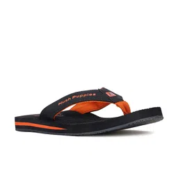 Hush Puppies Men Navy Blue & Orange Printed Thong Flip-Flops-picture-26