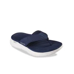 Skechers Men Navy Blue & White Thong Flip-Flops-57