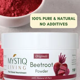 MYSTIQ LIVING Beetroot Powder For Hair & Skin - 100g-25