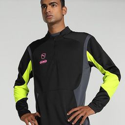 Puma KING Pro Football Quarter-Zip Colourblocked Sweatshirt-44