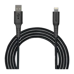 POWERUP Type A to Lightning 9.9 Feet (3M) Cable (Sync and Charge, Black)-2