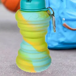 Kuber Industries Green & Blue 2 Pieces Printed Foldable Sipper - 600 Ml Each image 2
