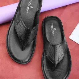 MICHAEL ANGELO Men Textured Thong Flip-Flops-8