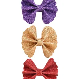 Aye Candy Girls Set of 3 Embellished Alligator Hair Clip-18