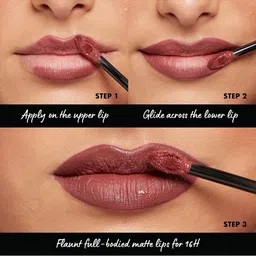 NYX PROFESSIONAL MAKEUP Lip Lingerie XXL Matte Liquid Lipstick 4ml - Warm Up 07 image 5