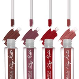 FORFOR Set of 4 Stay Matte Waterproof & Long Lasting Mini Liquid Lipsticks - 2.5 ml each-17