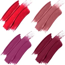 FORFOR Set of 4 Stay Matte Waterproof & Long Lasting Mini Liquid Lipsticks - 2.5 ml each image 4